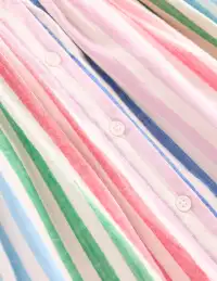 Remy Button Through Dress-Multi Stripe(2-3y)