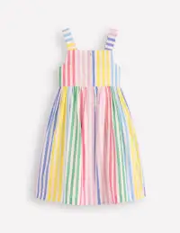 Remy Button Through Dress-Multi Stripe(2-3y)