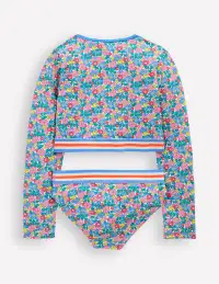 Cropped Rash Vest Set-Multi Flowerbed(5-6y)
