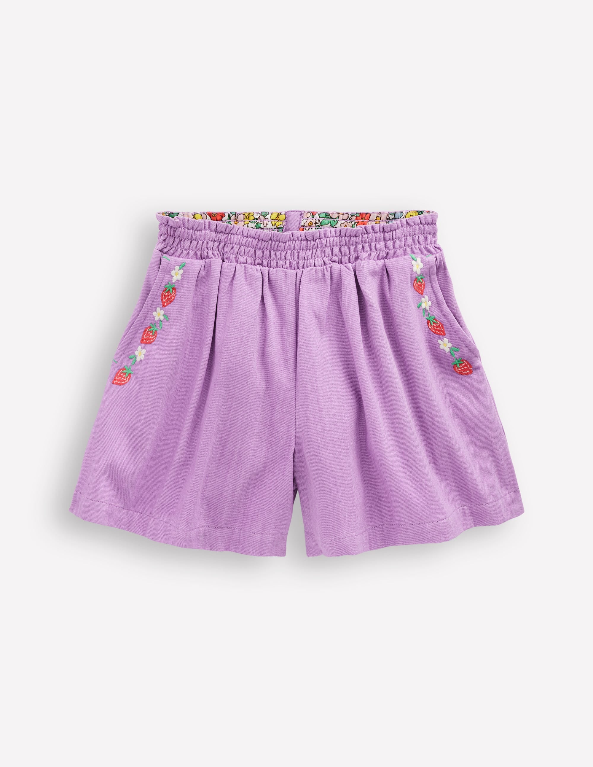 Pull-On Shorts-Aster Purple