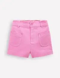 Patch Pocket Shorts-Vintage Mauve