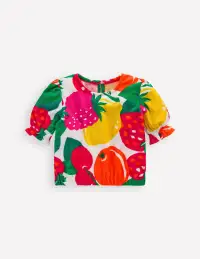 Towelling Top-Multi Giant Fruit