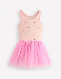 Magical Tutu-Vintage Mauve Foil Stars(2-3y)