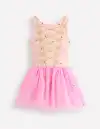 Magical Tutu-Vintage Mauve Foil Stars(2-3y)