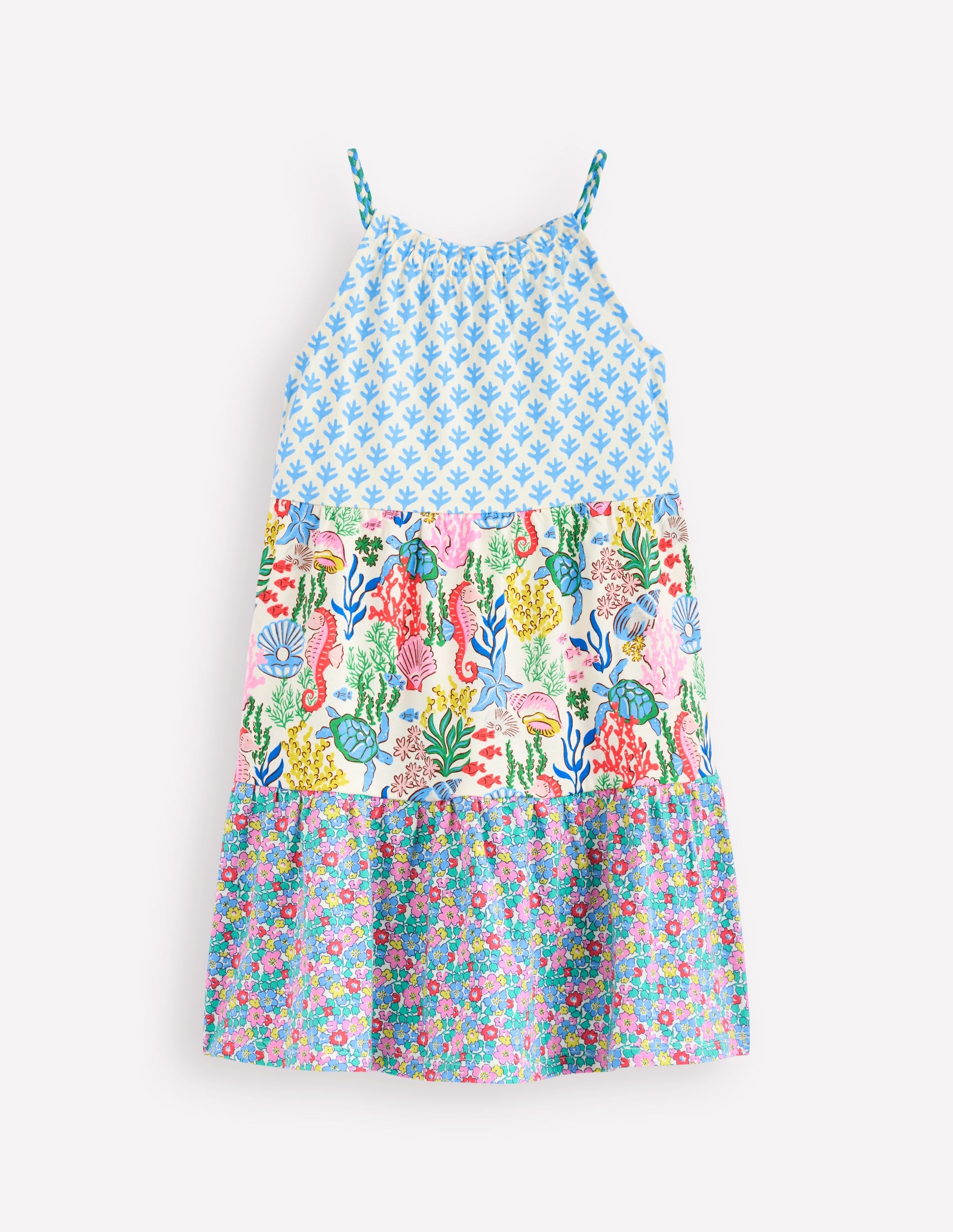 Enola Hotchpotch Jersey Dress-Multi Flowerbed