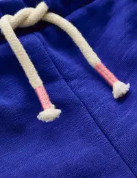 Pom Trim Jersey Short-Bright Blue(2-3y)