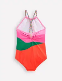 Loop Back Swimsuit-Jungle Placement(2-3y)