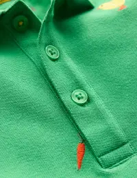 Embroidered Polo-Aloe Green(0-3m)