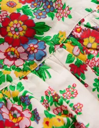 Woven Frill Dress-Multi Floral(0-3m)