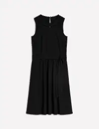 Mila Trim Short Jersey Dress-Black(Petite,2)