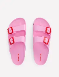 Lyla Double Buckle Slide-Soft Pink(36)