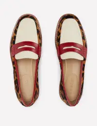 Nya Penny Loafers-Leopard Colourblock(36)