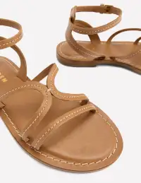 Casual Flat Sandal-Tan(36)