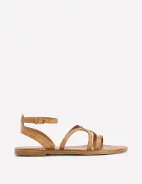 Casual Flat Sandal-Tan(36)
