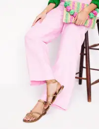 Casual Flat Sandal-Tan(36)