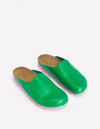Colour Block Clogs-Rich Emerald(36)