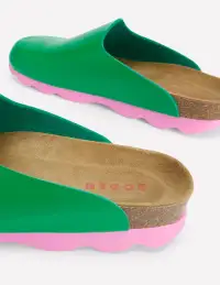 Colour Block Clogs-Rich Emerald(36)