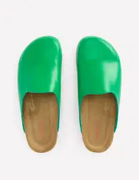Colour Block Clogs-Rich Emerald(36)