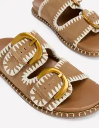 Alberta Footbed Sandal-Tan(36)