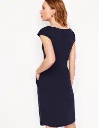 Florrie Broderie Dress-Navy(Petite,2)