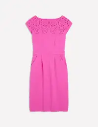 Florrie Broderie Dress-Cosmos Pink(Petite,2)