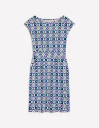 Florrie Jersey Dress-Multi. Floweret Tile(Petite,2)