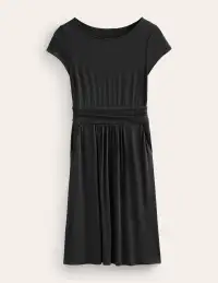 Amelie Jersey Dress-Black(Petite,2)
