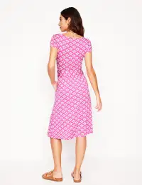 Amelie Jersey Dress-Tickled Pink. Cloud Terrace(Petite,2)