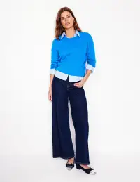 Lydia Cashmere Jumper-Cerulean Blue(XS)