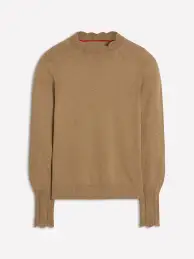 Imi Scalloped Sweater-Fall Leaf(XS)
