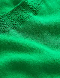 Emilia Cotton Crew Neck Vest-Rich Emerald(XS)