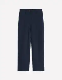 Westbourne Crop Linen Pants-Navy(Petite,2)