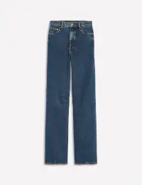 High Rise Column Leg Jeans-Dark Vintage(Petite,25)