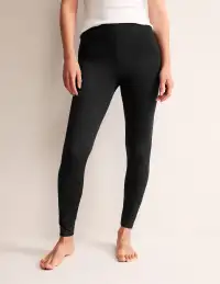 High Rise Jersey Leggings-Black(2)
