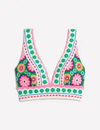 Porto Bikini Top-Multi. Flower Tile(2)