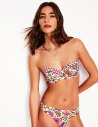 Rhodes Cup-Size Bikini Top-Multi. Oriental Paradise