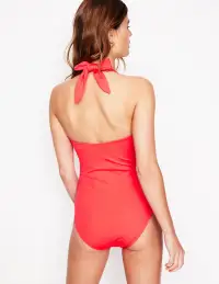 Kythira Ruched Swimsuit-Red(Regular,2)
