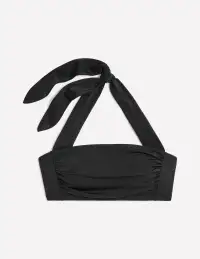 Kythira Ruched Bikini Top-Black(2)