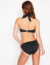 Kythira Ruched Bikini Top-Black(2)