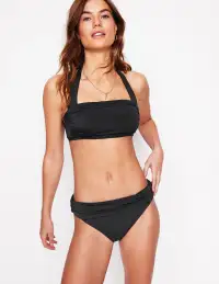 Kythira Ruched Bikini Top-Black(2)