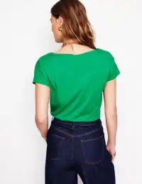 Supersoft Boat Neck T-Shirt-Rich Emerald(2)
