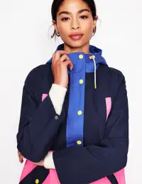 Wells Waterproof Coat-Colourblock(Petite,2)