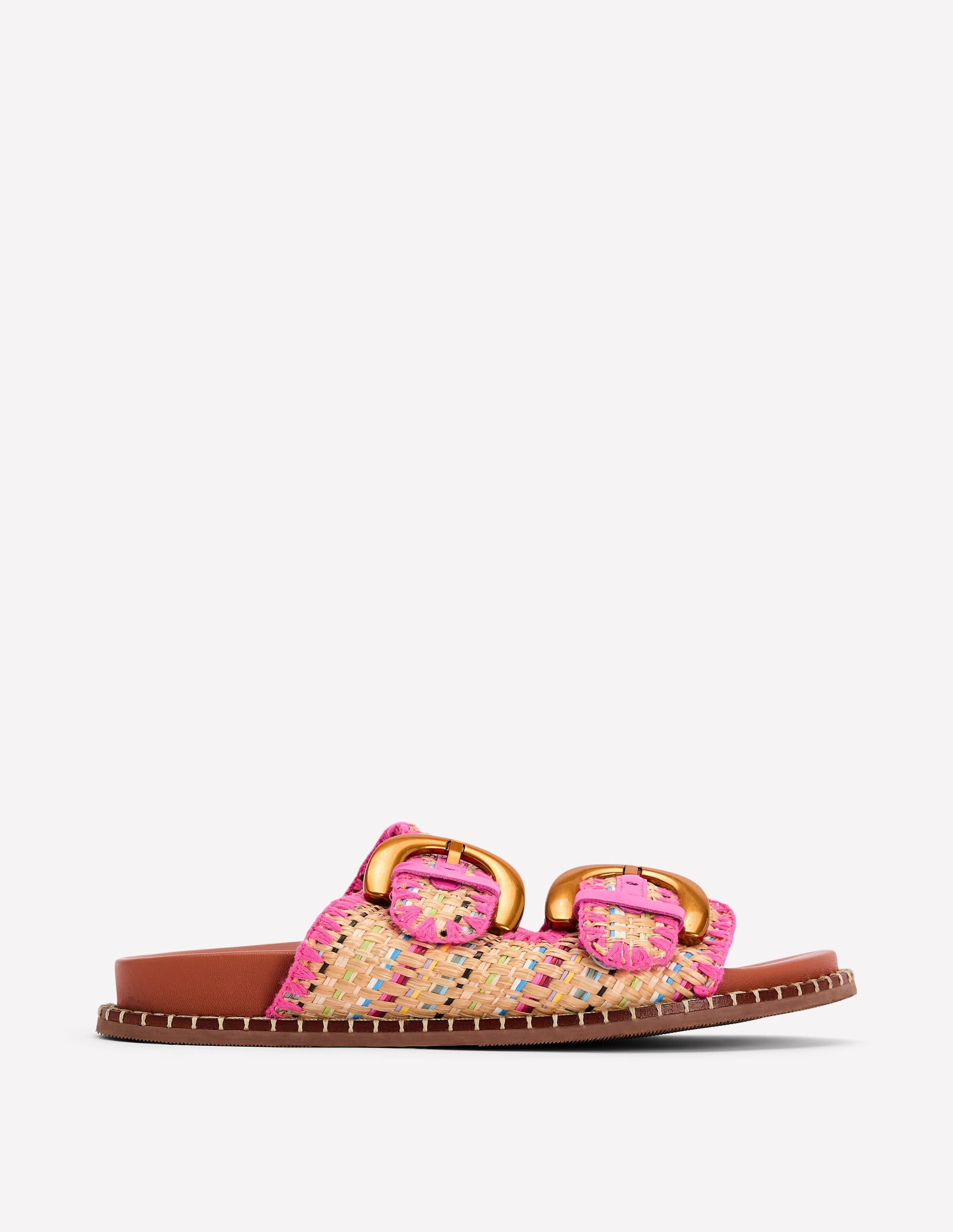 Alberta Footbed Sandal-Natural/Multi