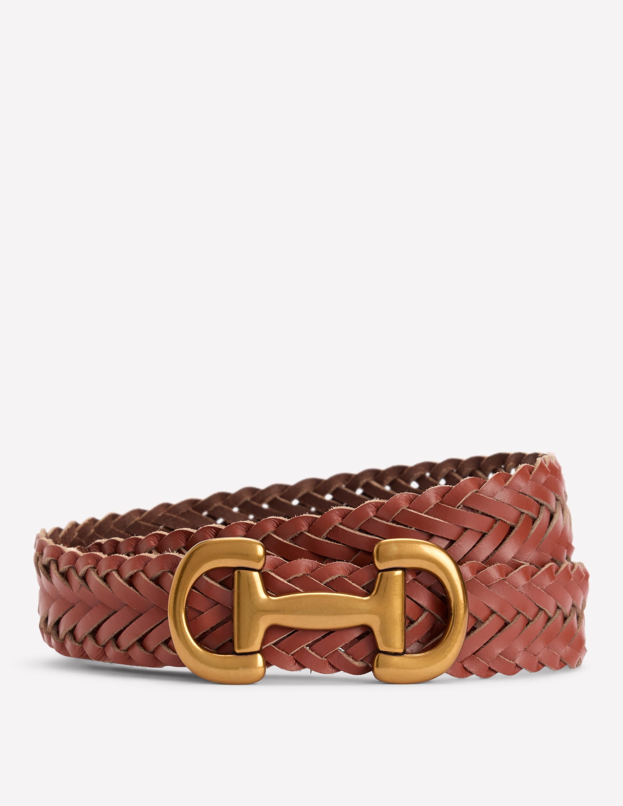 Woven Snaffle Belt-Tan