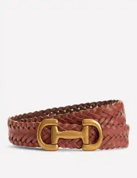 Woven Snaffle Belt-Tan