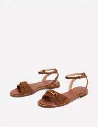 Iris Snaffle Flat Sandals-Ginger Snap(36)