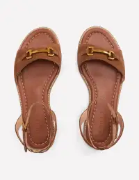Iris Snaffle Flat Sandals-Ginger Snap(36)