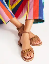 Iris Snaffle Flat Sandals-Ginger Snap(36)