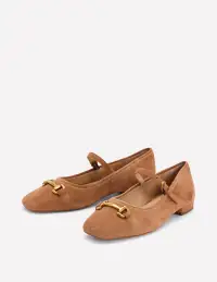 Iris Snaffle Mary Jane Flats-Ginger Snap(36)
