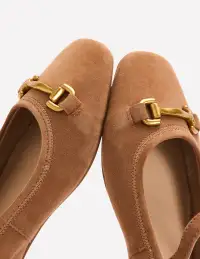 Iris Snaffle Mary Jane Flats-Ginger Snap(36)